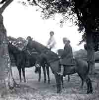 Riding in the village in 1932