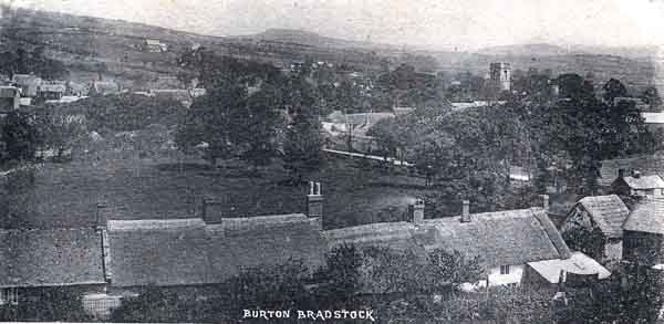 1912 view over village from behind Southover
