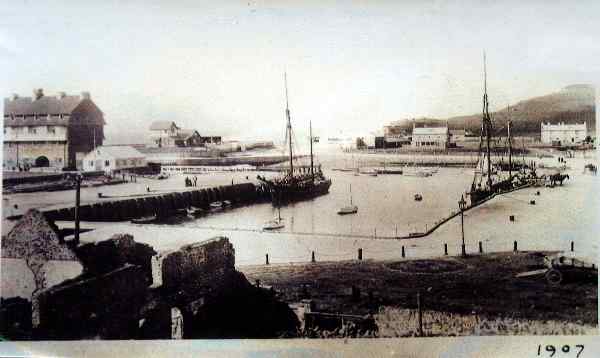 1907 view of harbour