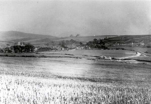 View of the village from Long Hill, 1890's