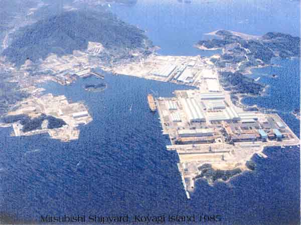 Mitsubishi Shipyard, Koyagi Island 1985